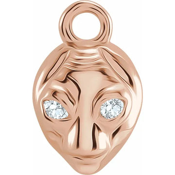 Natural Diamond Alien Dangle