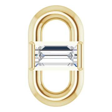 Natural Diamond Straight Baguette Link