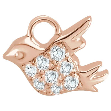 Natural Diamond Bird Dangle