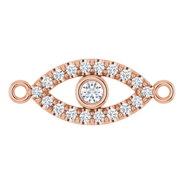 Natural Diamond Evil Eye Link