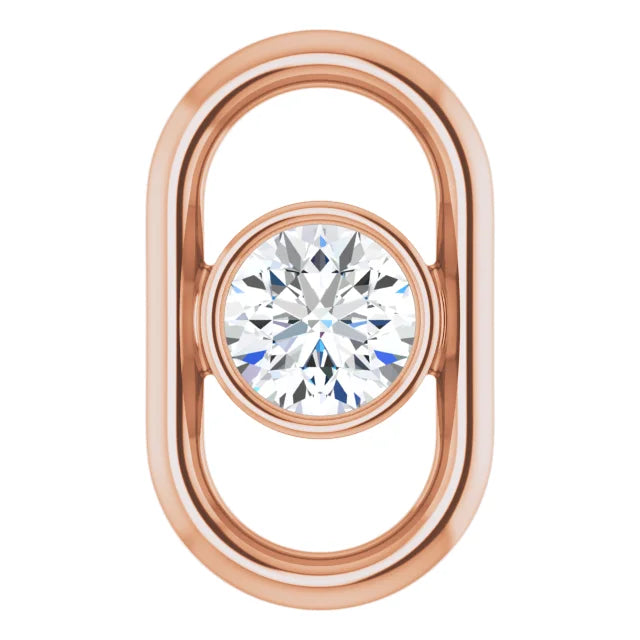 Natural Diamond Round Accented Link