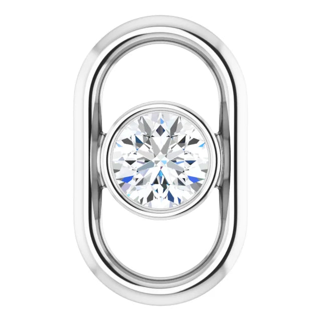 Natural Diamond Round Accented Link