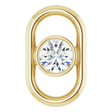 Natural Diamond Round Accented Link