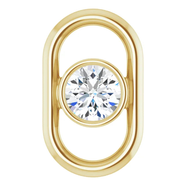 Natural Diamond Round Accented Link