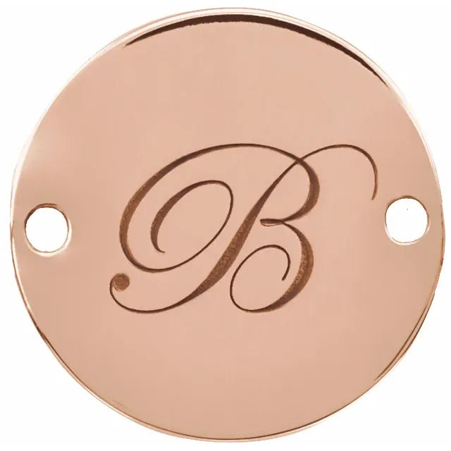 Engravable Round Link