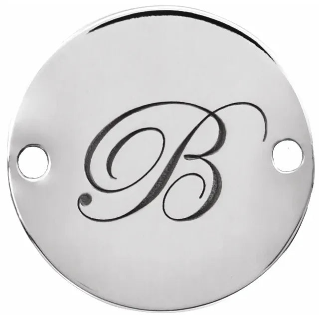 Engravable Round Link