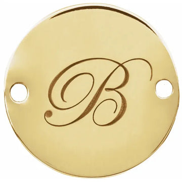 Engravable Round Link
