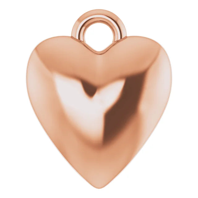 Puffy Heart Dangle