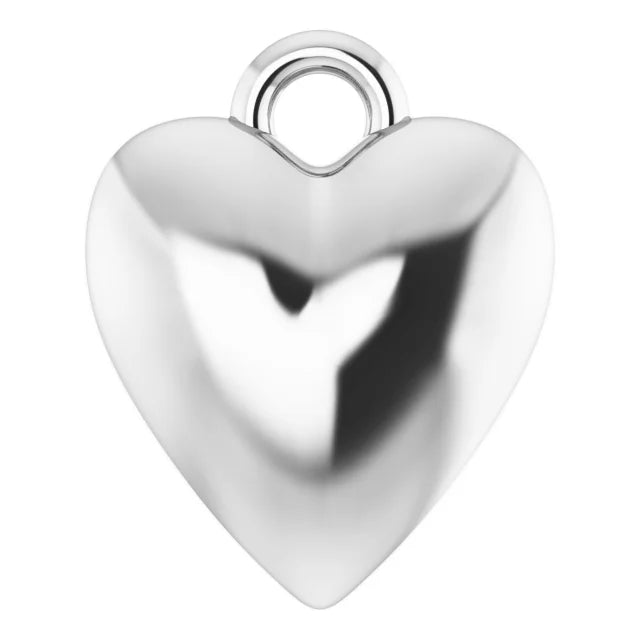 Puffy Heart Dangle