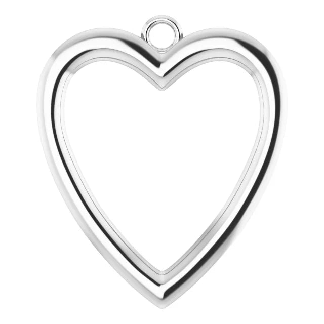 Heart Outline Dangle