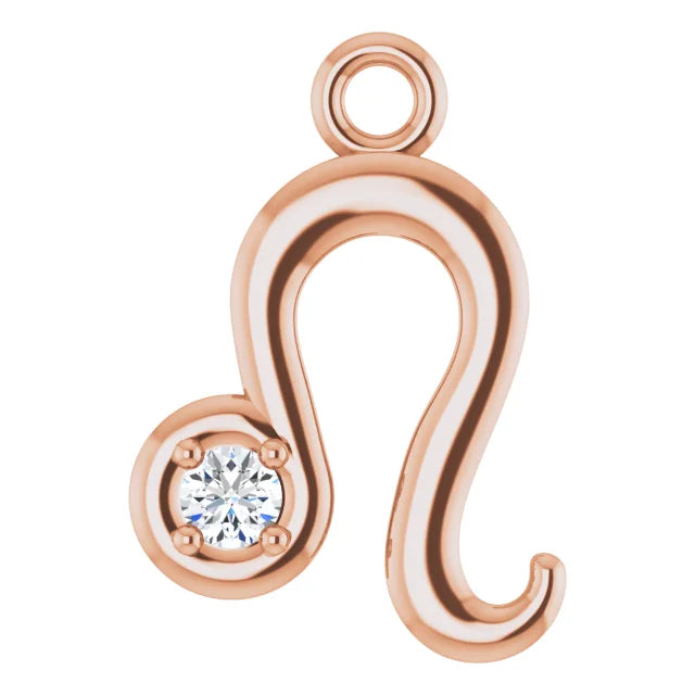 Natural Diamond Zodiac Dangle