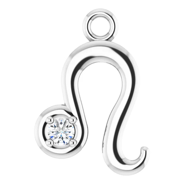 Natural Diamond Zodiac Dangle