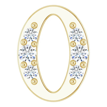 Natural Diamond Oval Link