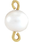 Cultured White Freshwater Pearl Link