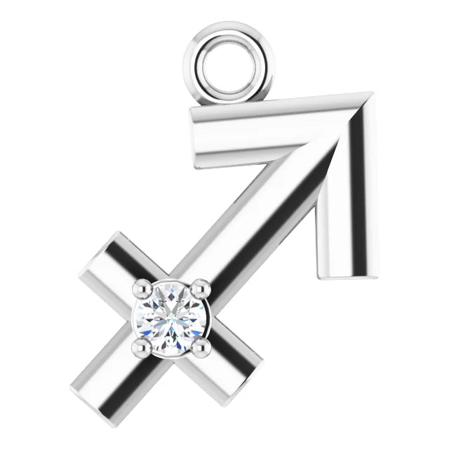 Natural Diamond Zodiac Dangle