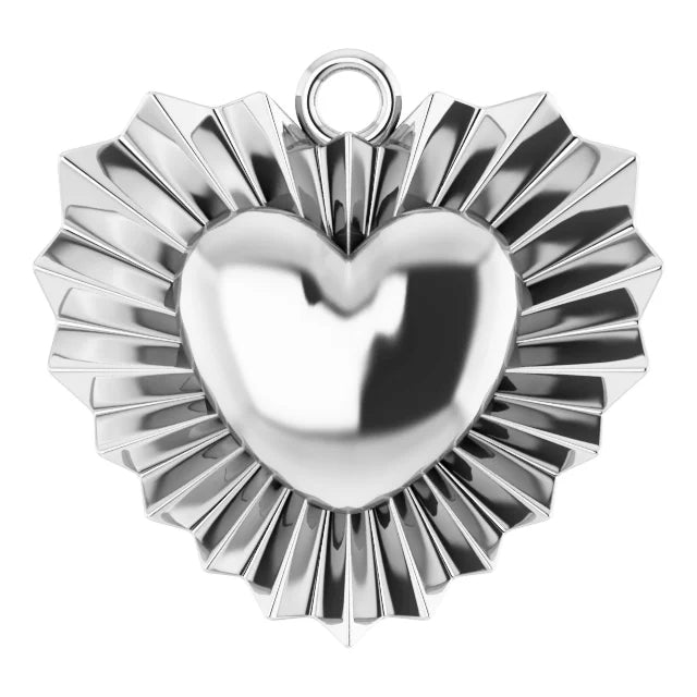 Starburst Heart Dangle