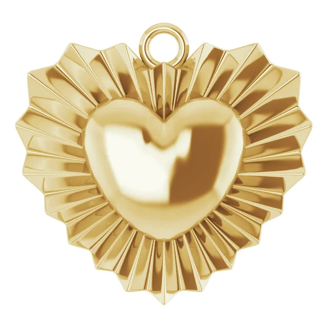 Starburst Heart Dangle