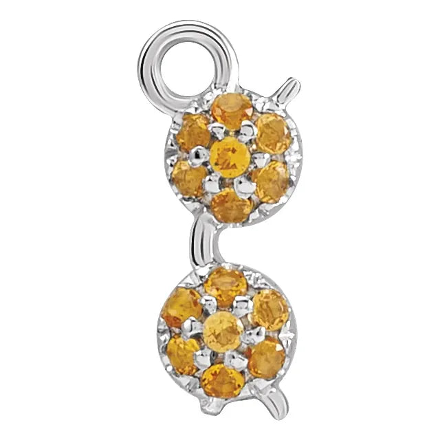 Natural Citrine Sunglass Dangle