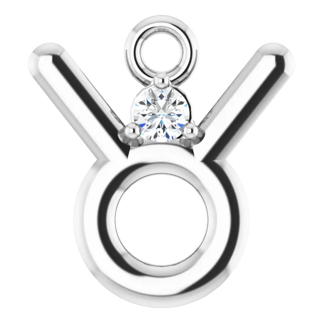 Natural Diamond Zodiac Dangle